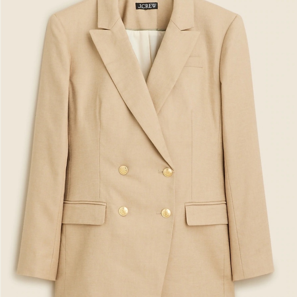 J. Crew Women's Tan Blazer Coat